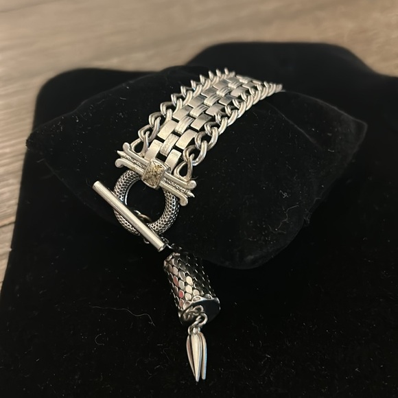 Vintage Whiting & Davis Co Mesh Bag Stylish Silver Chain Bracelet 7” - Picture 3 of 14